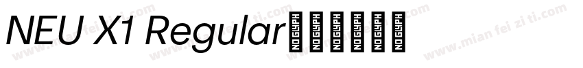 NEU X1 Regular字体转换